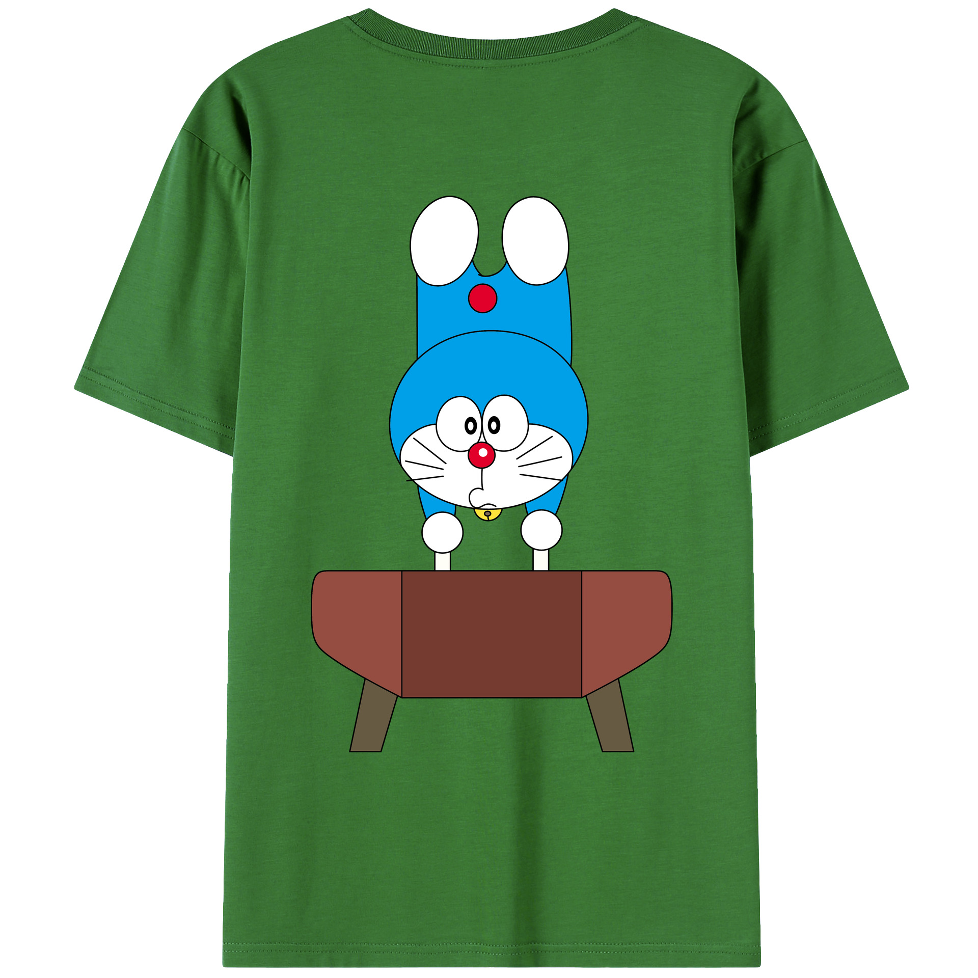 （画像用） ドラえもん Doraemon レディース半袖Tシャツ(バックプリント)